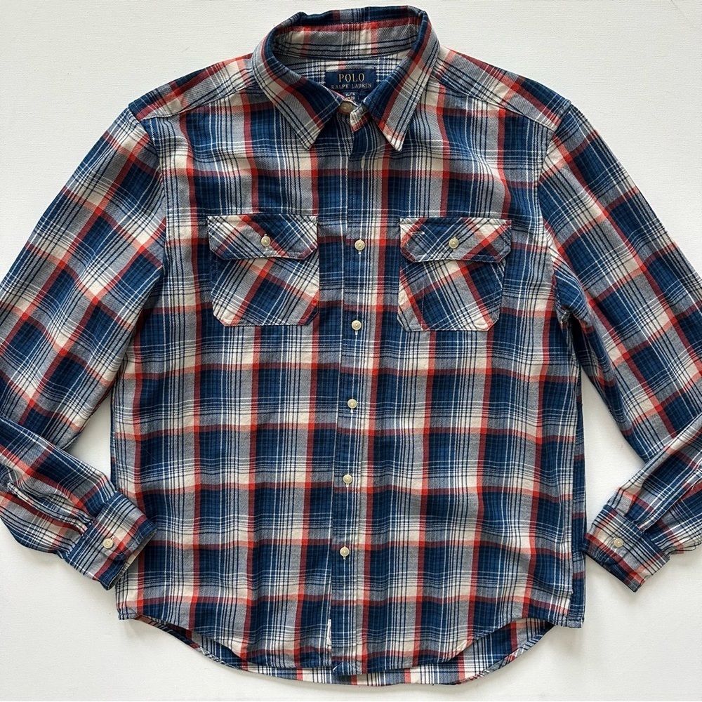 Polo by Ralph Lauren Boys Plaid Shirt Size XL 18-20